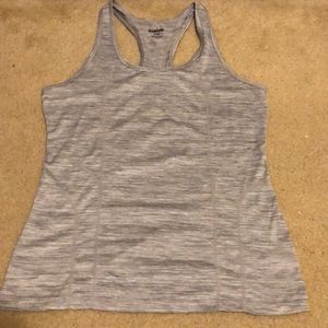 Reebok Gray Razor Back Workout Tank